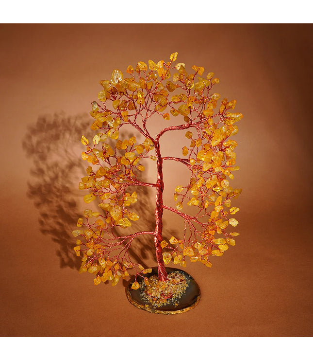 Citrine Slice Base Tree