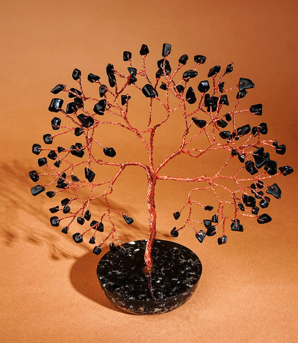 Black Obsidian Orgone Base Tree