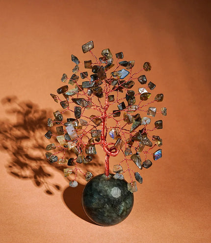 Labradorite Ball Base Tree