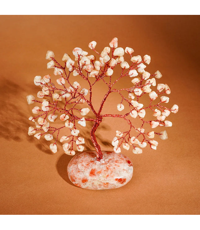 Sun Stone Palm Stone Base Tree