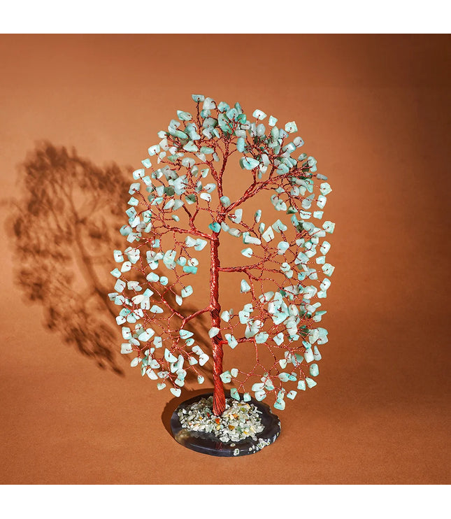 Amazonite Slice Base Tree