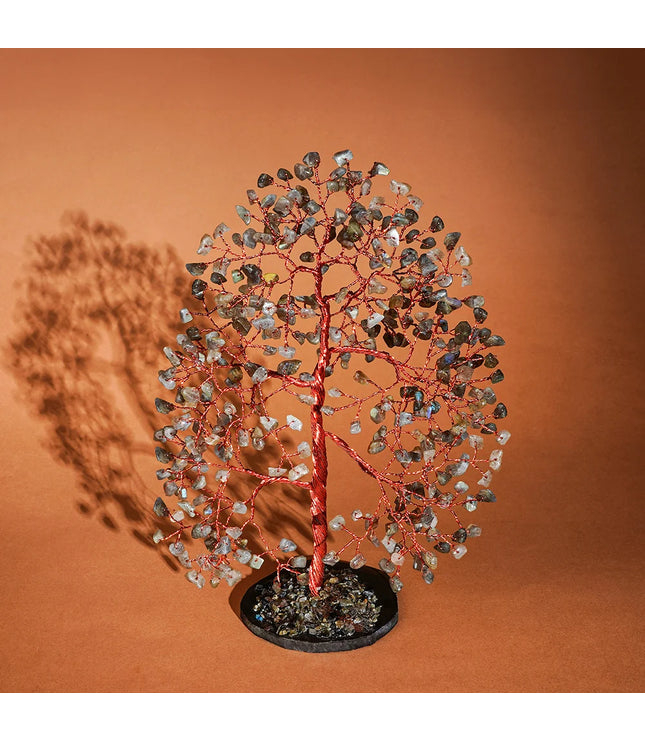 Labradorite Slice Base Tree