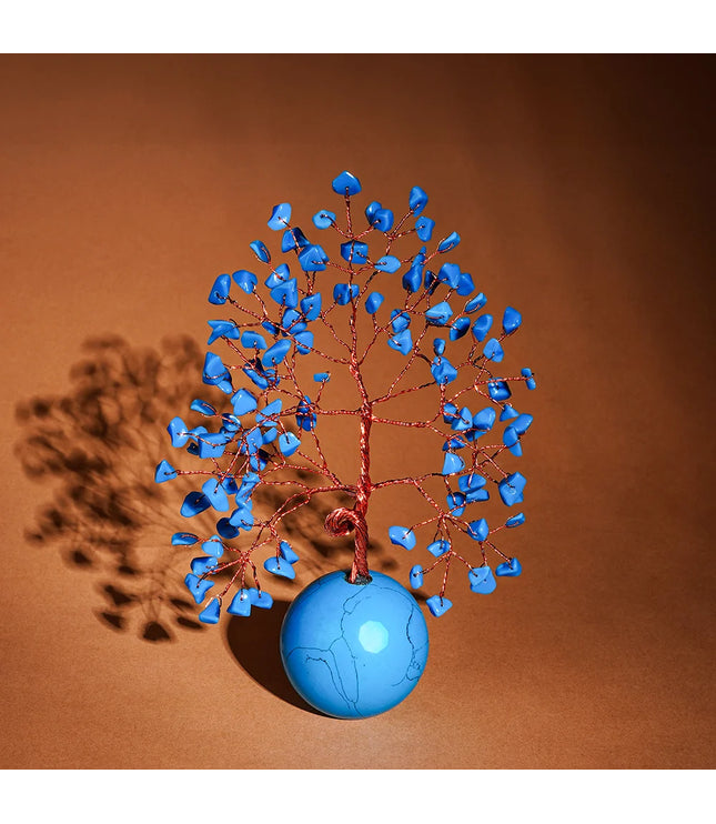 Turquoise Ball Base Tree