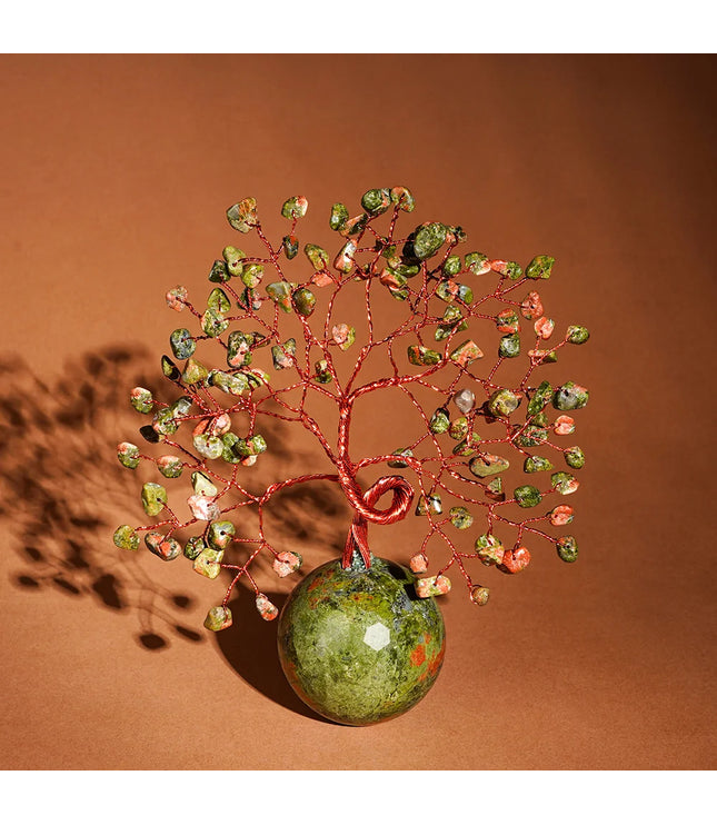 Unakite Ball Base Tree