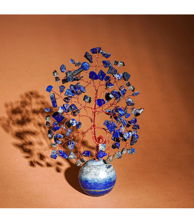 Lapis Lazuli  Ball Base Tree