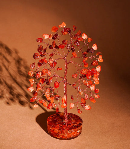 Carnelian Orgone Base Tree