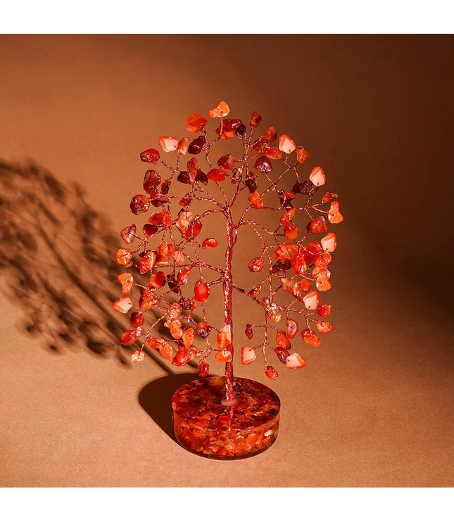 Carnelian Orgone Base Tree