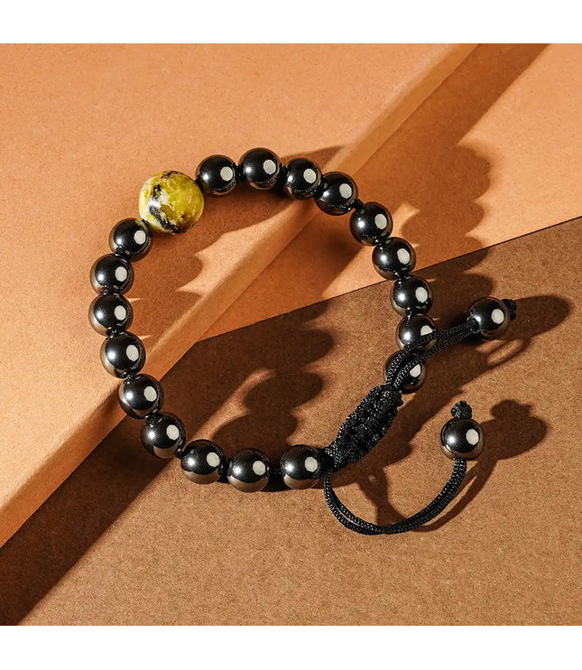 Hematite & Serpentine Bracelet