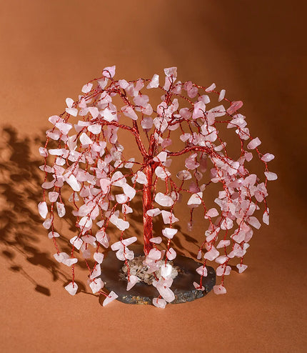 Rose Quartz Willow Tree