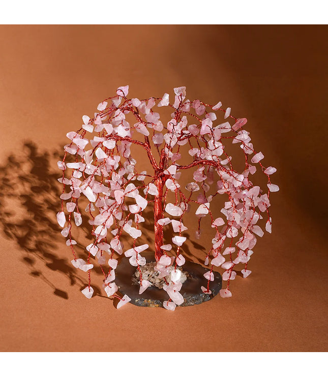 Rose Quartz Willow Tree