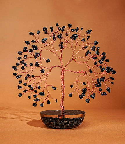 Black Obsidian Orgone Base Tree