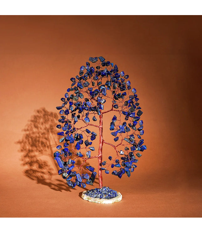 Lapis Lazuli Slice Base Tree