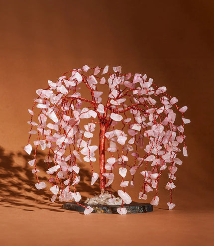 Rose Quartz Willow Tree