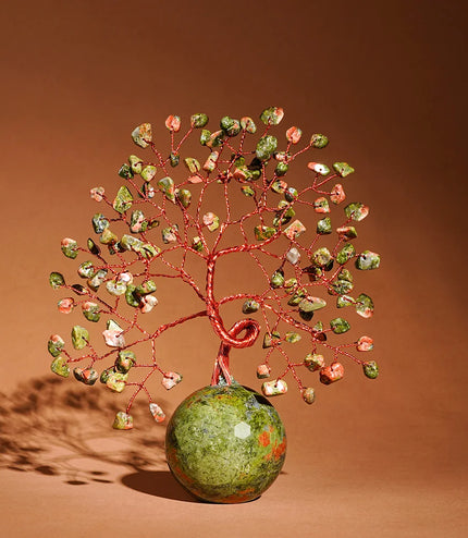 Unakite Ball Base Tree