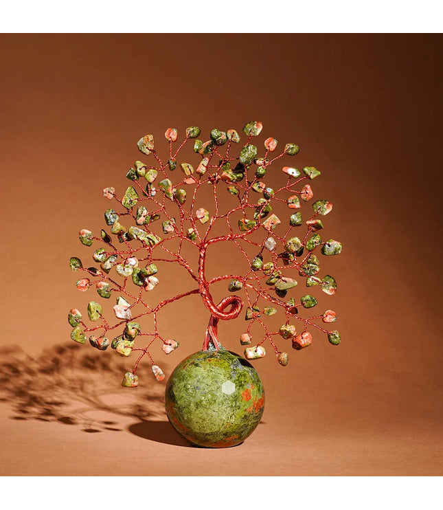 Unakite Ball Base Tree