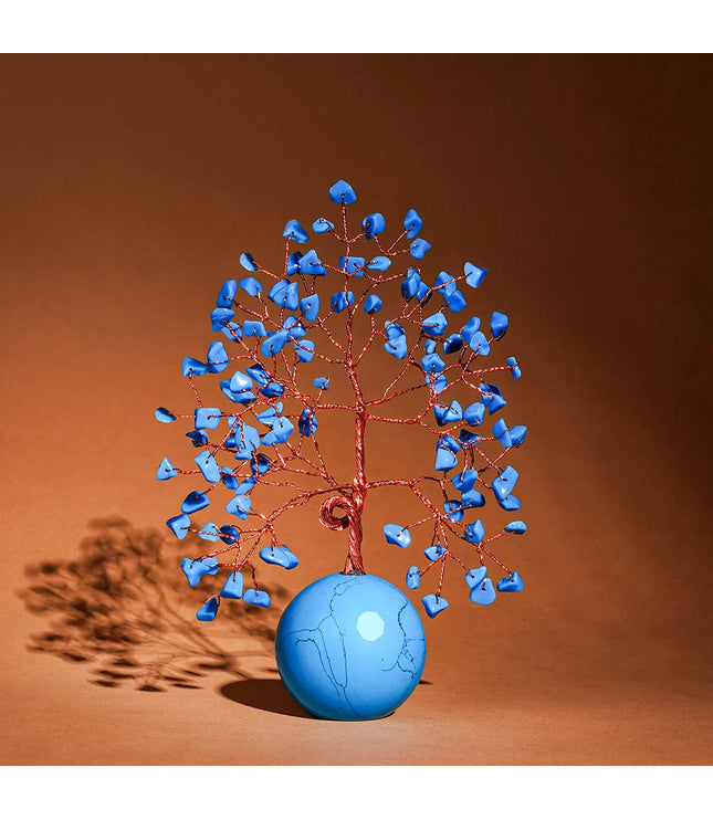 Turquoise Ball Base Tree
