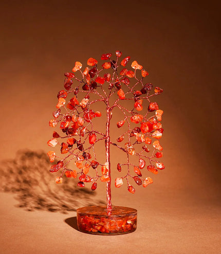 Carnelian Orgone Base Tree