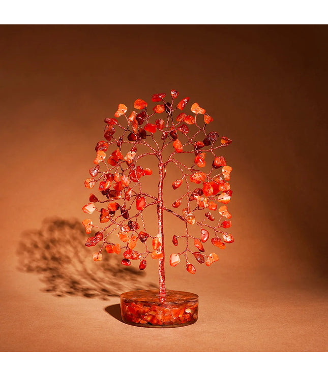 Carnelian Orgone Base Tree
