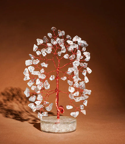 Clear Quartz Orgone Base Tree