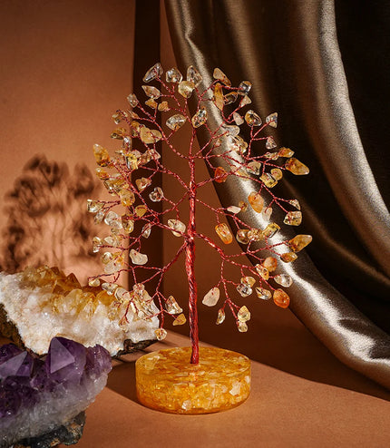 Citrine Orgone Base Tree