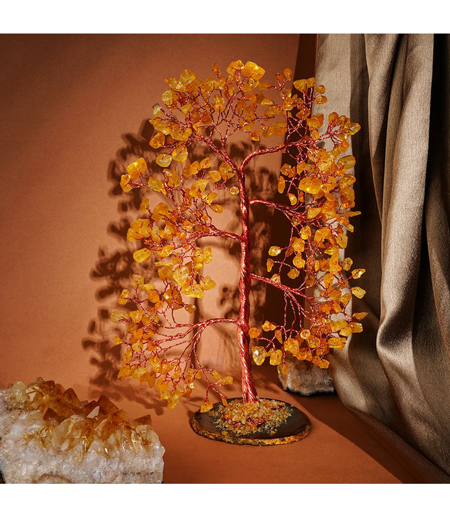 Citrine Slice Base Tree