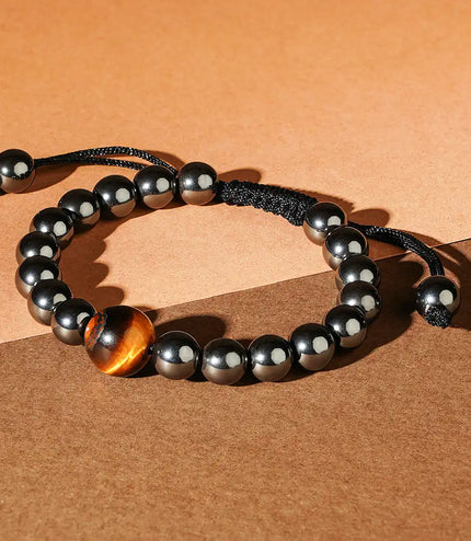 Hematite & Tiger Eye Bracelet