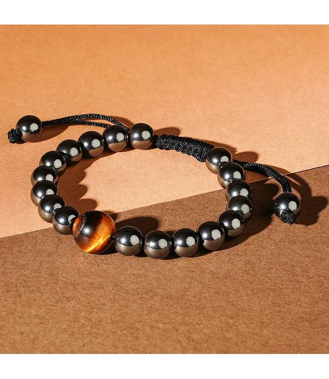 Hematite & Tiger Eye Bracelet