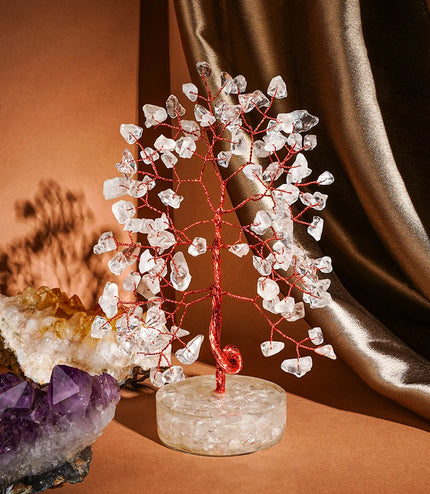 Clear Quartz Orgone Base Tree