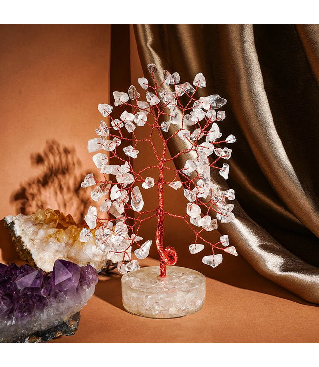 Clear Quartz Orgone Base Tree
