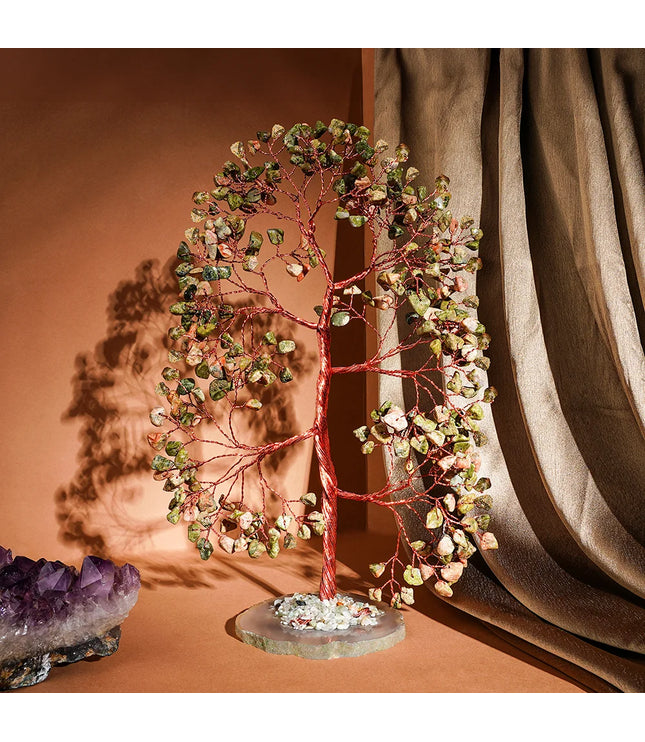 Unakite Slice Base Tree