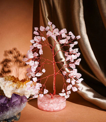 Rose Quartz Orgone Base Tree