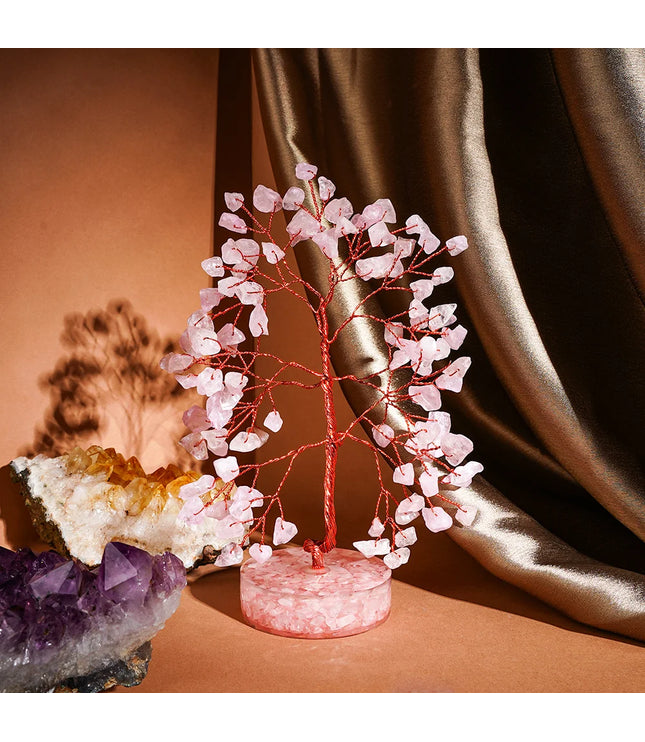 Rose Quartz Orgone Base Tree