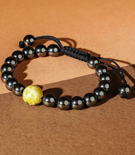 Hematite & Serpentine Bracelet