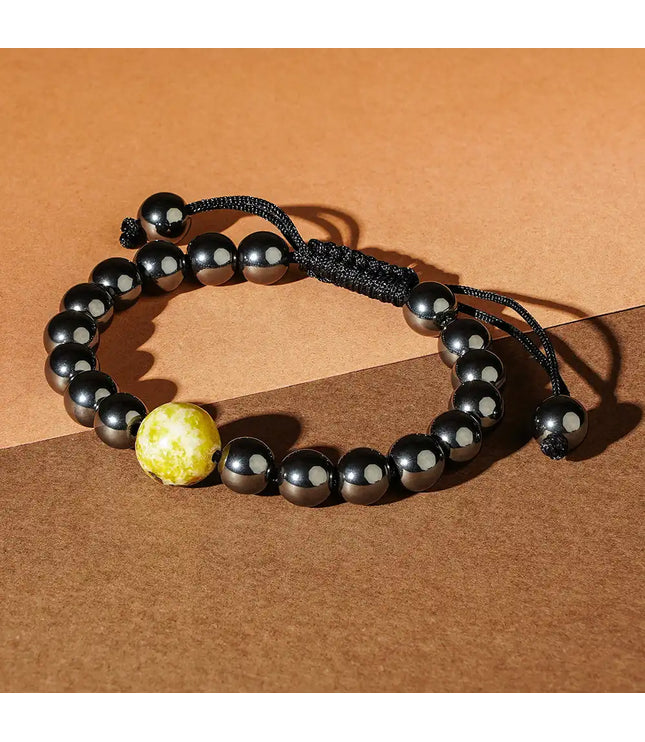 Hematite & Serpentine Bracelet