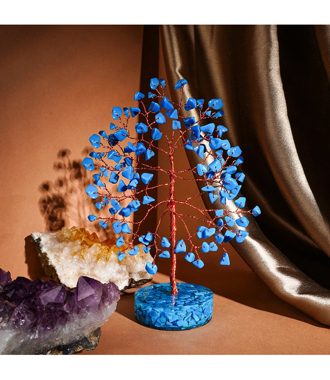 Turquoise Orgone Base Tree