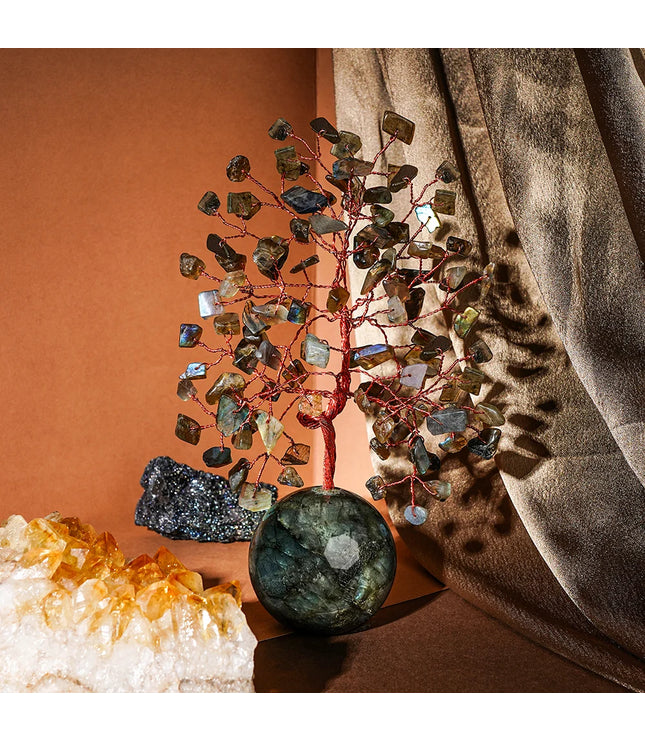 Labradorite Ball Base Tree