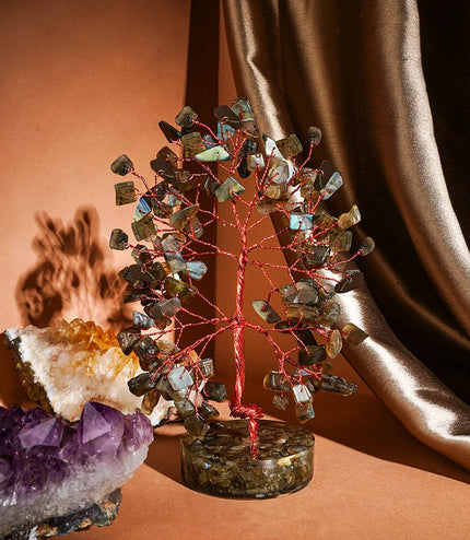 Labradorite Orgone Base Tree