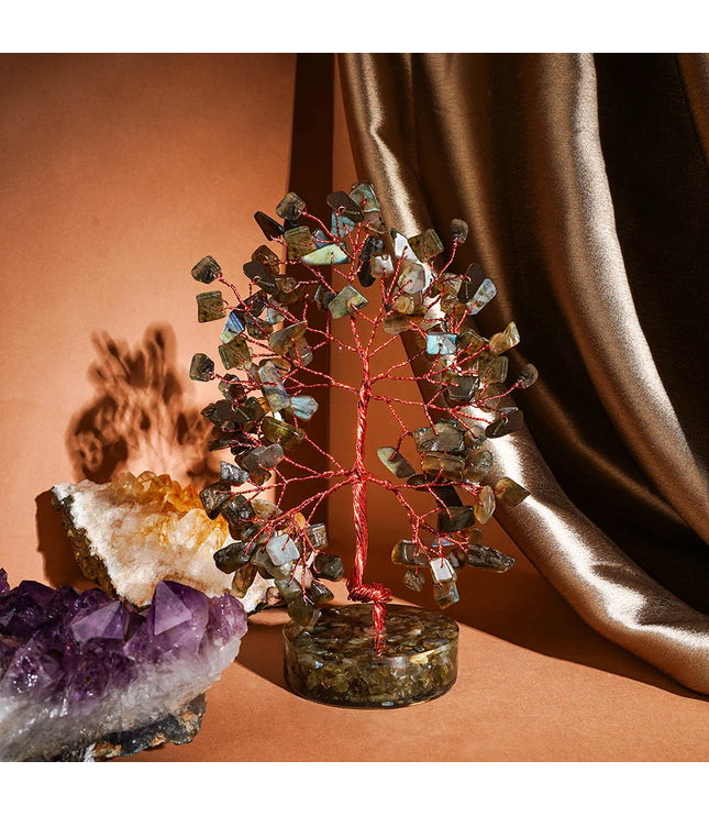 Labradorite Orgone Base Tree
