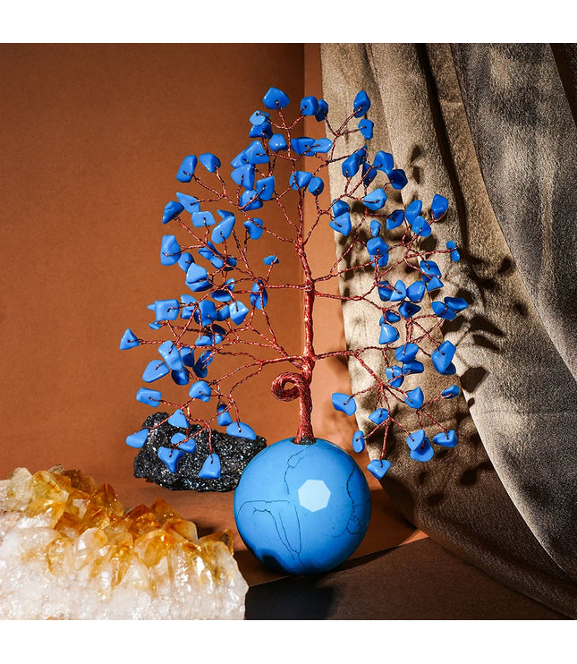 Turquoise Ball Base Tree