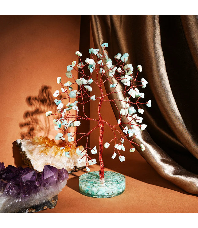 Amazonite Orgone Base Tree