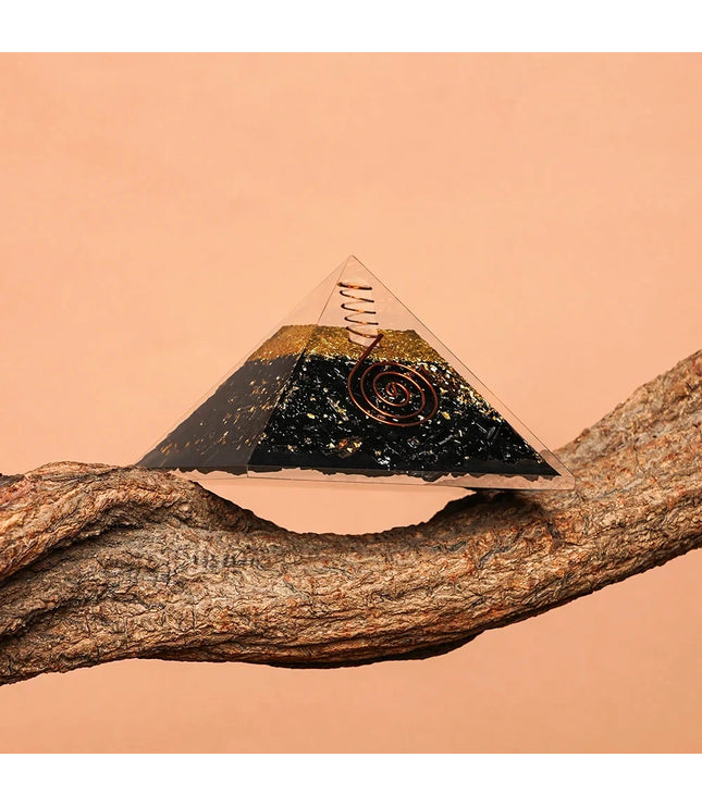 Black Tourmaline Orgonite Pyramid