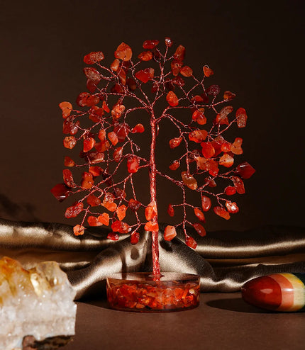 Carnelian Orgone Base Tree