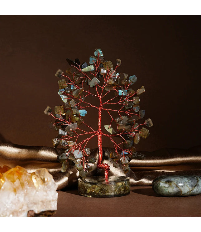 Labradorite Orgone Base Tree