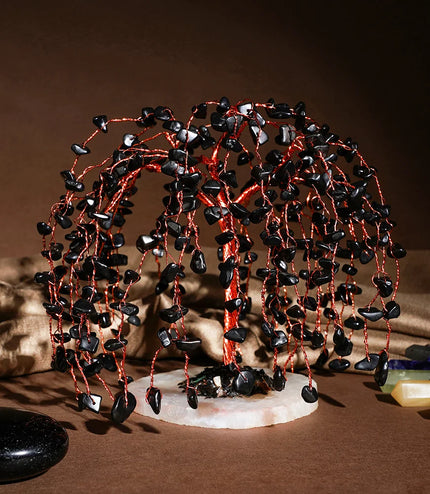 Black Obsidian Willow Tree