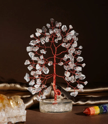 Clear Quartz Orgone Base Tree