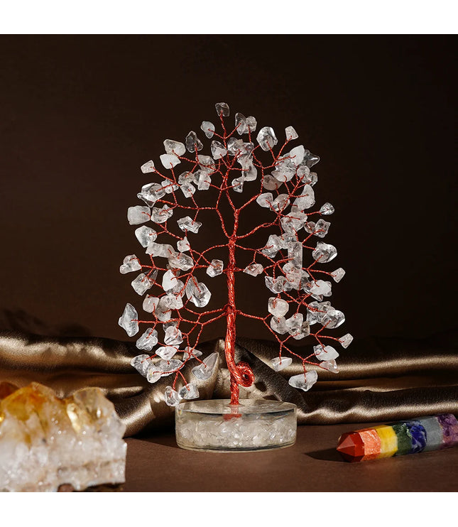 Clear Quartz Orgone Base Tree