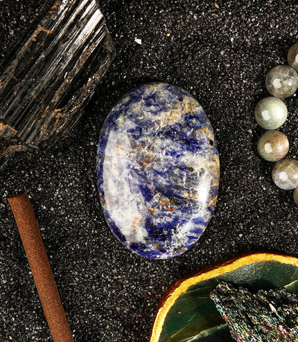 Sodalite Palm Stone