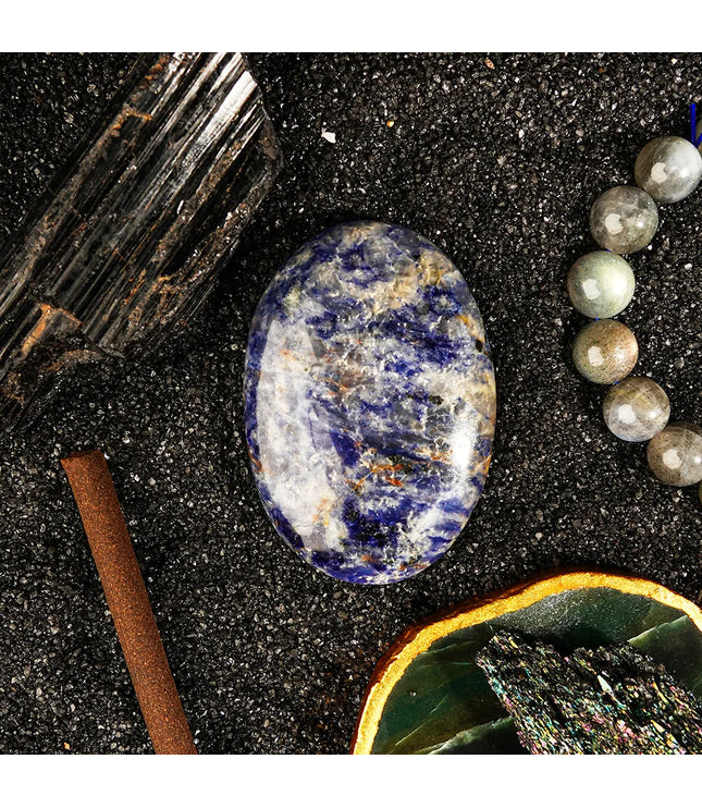 Sodalite Palm Stone