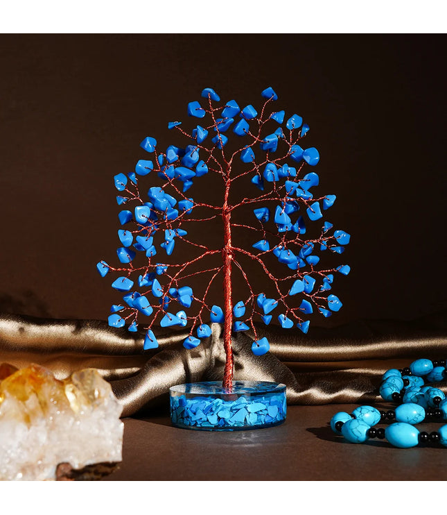 Turquoise Orgone Base Tree