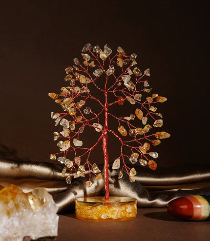 Citrine Orgone Base Tree